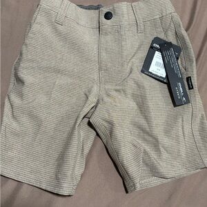 O'Neill Boys Tan Stripe Casual Shorts